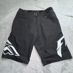 Fly Racing Radium MTB Shorts Mens 32 Black Motocross BMX